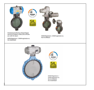 Automatic Butterfly Shut-Off Valves to EN161